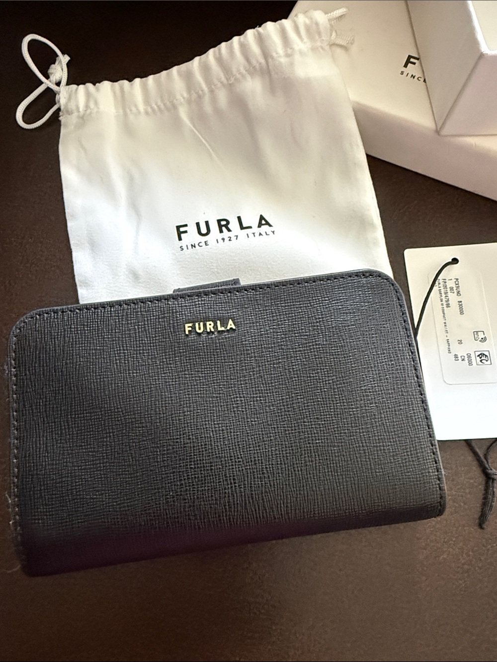 Furla Babylon Saffiano Leather Compact Wallet Full Inclusion